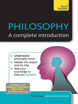 cover image of Philosophy - A Complete Introduction